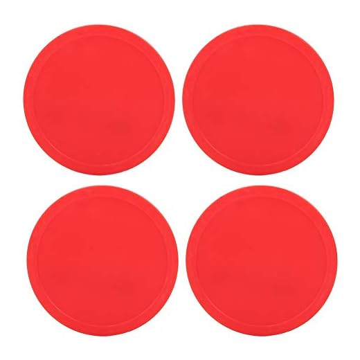 Air Hockey Puckar, Air Hockey Pushers, lätt vikt för spelrum Air Hockey spel för spelbord(Stor (82 mm))