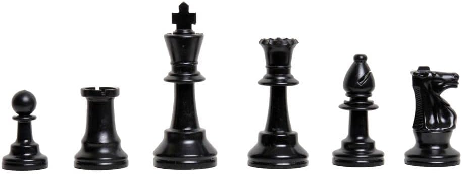 The House of Staunton Four Player Chess Set Combination - Triple Weighted Regulation Colored Chess Pieces, Four Player Vinyl Chess Board