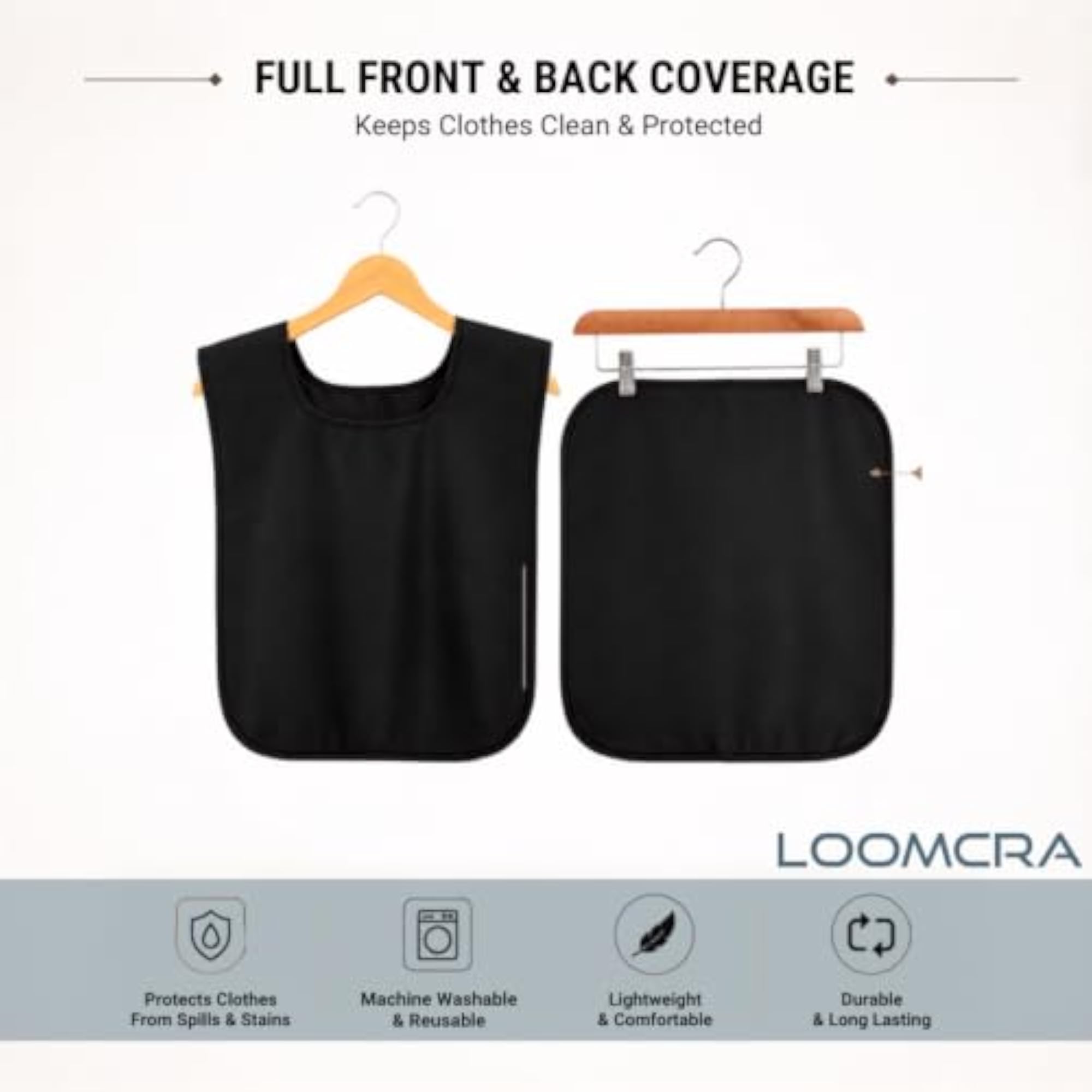 Waterproof Kids Lunch Apron with Food Mat, Lightweight