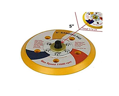 Krost Pneumatic Sander Hook & Loop Backup Pad Thread 5/16