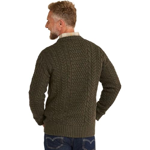 Pendleton Men's Shetland Wool Fisherman Sweater2