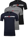 JACK & JONES – JACK & JONES Herren JJECORP Logo Tee SS Crew Neck 3PK MP T-S