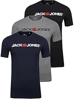 JACK & JONES – JACK & JONES Herren JJECORP Logo Tee SS Crew Neck 3PK MP T-S