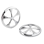 PHINDICE-Motorcycle-Chrome-Front-Speaker-Grill-Cover-Five-Star-Style-Speaker-Grill-Accent-Trim-Cover-for-Harley-Touring-FLHTP-FLHTCU-FLHTCUL-FLHXSE-FLHX-2014-2022