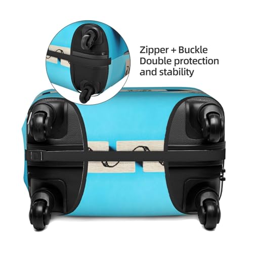 2024 Becomes 2025 Luggage Cover Washable Elasticated Luggage Covers for Suitcase tsa Approved Stylish Dust and Scratch Resistant Luggage Case Protector3