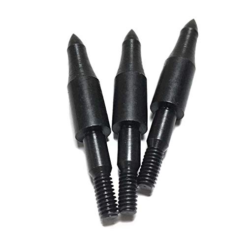 Jjzs 12Pcs 150 Grain Archery Field Points 5/16 Inch Target Practice Arrow Tips Screw In Bullet Points Broadheads For Crossbow Recurve Bow Compound Bow Hunting Shooting #TOP6