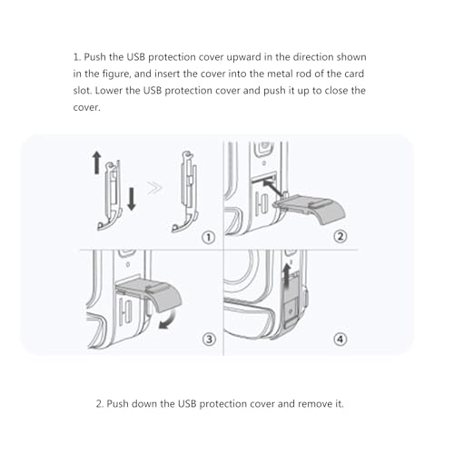 Cache USB pour caméra 360 action protection étanche et ajustement précis - 3