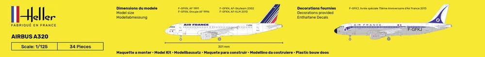 Jasny zestaw modelowy Airbus A 320