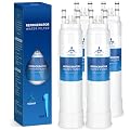 TEEHAY FPPWFU01 PWF-1 Water Filter Replacement, Compatible with Frigidaire FPPWFU01 PurePour PWF-1, Frigidaire FPRU19F8WF, PRFC2383AF, PRFG2383AF, PRFS2883AF, PRSC2222AF, 4 Pack