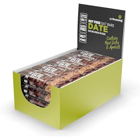 Getbuzzing Nut Free Oat Flapjack Bars Cover