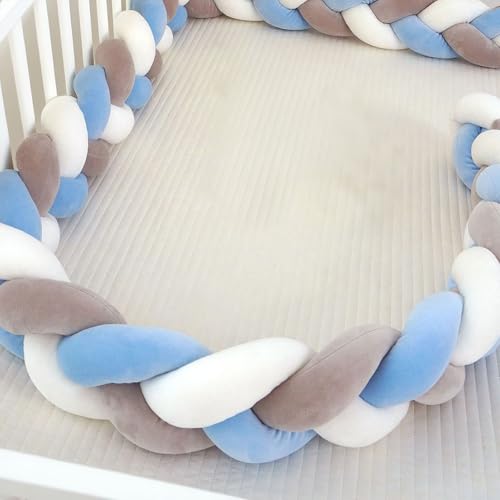 GYCS Knotted Cushion, Braided Knotted Cushion, Decor Knot Pillow, Handmade Soft Knot Pillow, Cotton Bed Set All Round Braided Protector for Room Bed,A08,150cm