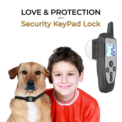 INVIROX Dog Shock Collar for Large Dog [2022 Edition] 123 Levels Dog