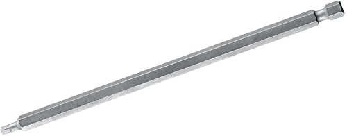 DW2262 #2 Square Recess 6-Inch Power Bit,Grey, 1 Count (Pack of 1)