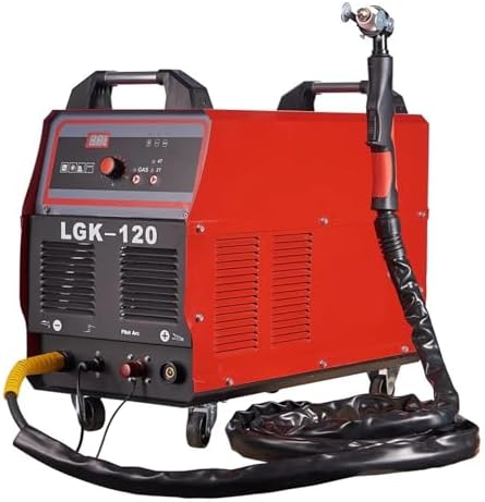 Plasma Cutting Torch Kit, 120 Amps CNC IGBT Plasma Cutter Equipment LGK-120 For Plasma Cutting Machine With Straight Machine Torch Pipe Cutter