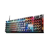 SteelSeries Apex Pro Gen 3 - Hipermagnetyczna klawiatura dla graczy - przełączniki OmniPoint 3.0 - Rapid Trigger - Ustawienia gier - Rapid Tap/SOCD - OLED - RGB - nakładki z PBT - FR Layout AZERTY