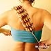 Mr.Woodware Rope Back Massager - 47.2 inches Lymphatic Drainage Massager Tool for Back, Neck, Legs, Waist, Body Pain Relief and Massage Therapy - Anti Cellulite Wooden Massage Roller for Maderoterapia