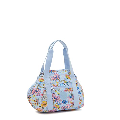 Kipling Women’s Art Mini Tote Bag, Lightweight Small Weekender, Nylon Travel Handbag, Wild Flowers #TOP4