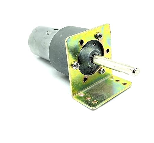 TESTIN ELECTRONICS 10Pcs DC Geared Side Shaft Motor Clamp L Shaped Motor Mount Mounting Bracket 4