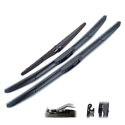 Balais d'essuie-glace Toyota Highlander anti-traces pare-brise avant arrière