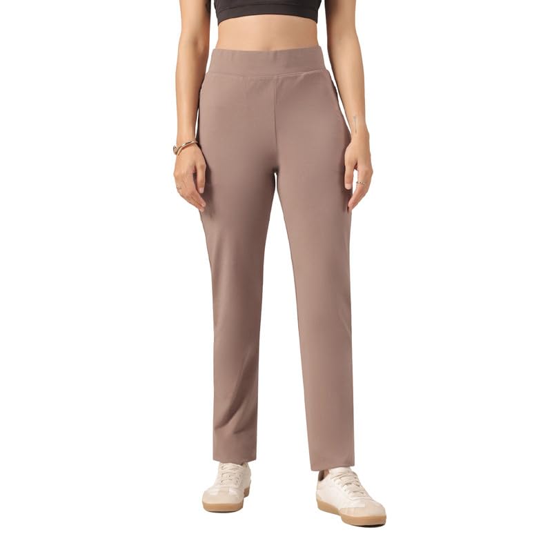 Image of BlissClub Women's Straight Fit Mid Rise Pants