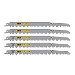 5 x SabreCut SCRS1531L_5 240mm 5 TPI S1531L Very Fast Wood Cutting Reciprocating Sabre Saw Blades