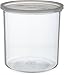 Carlisle 030207 Solid Color Commercial Round Storage Container with Lid, 2.7 Quart Capacity, Clear