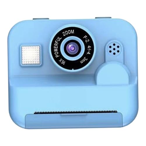 Appareil photo instantané enfants batterie 1300 mah sans encre bleu