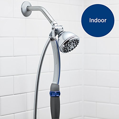 Waterpik Ppr-252 Pet Wand Pro Shower Sprayer Attachment, 2.5 Gpm, For Fast And Easy At Home Dog Cleaning, Blue/Grey #TOP3