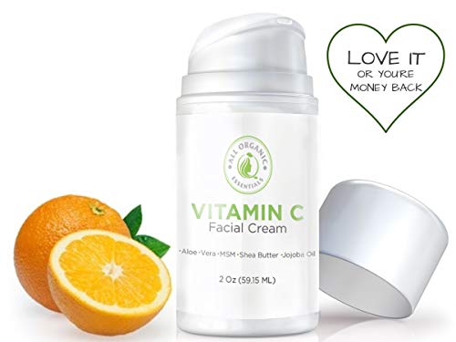 Face Moisturizer | Daily Facial Moisturizer | Night Face Creams | Eye Cream | Moisturizing Cream that Fades Age Spots, Dark Circles, Sun Damage, Spot Corrector, Anti Aging - All Organic Essentials