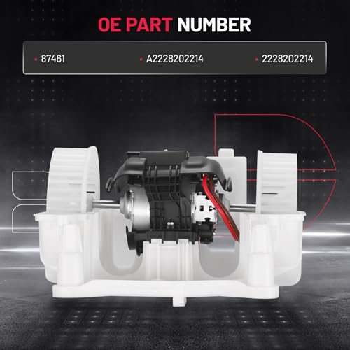 Image of BDFHYK AC Heater Blower Motor Fan Compatible with Mercedes-Benz S450 S550 S550e S560 S560e S600 S63 AMG S65 AMG,HVAC Blower Motor Assembly Replacement for 87461 A2228202214 2228202214
