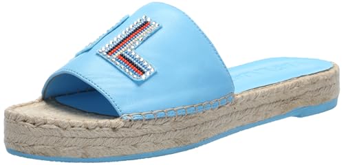 Sandales espadrilles Caine Slide Karl Lagerfeld femme bleu baltique 37.5
