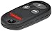 Dorman 99375 Keyless Entry Transmitter for Select Acura Models, Black