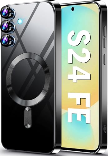 Coque transparente Samsung S24 FE souple pour chargeur sans fil