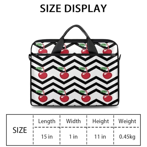 Maletín para Laptop Retro Fruit Chevron 15" miniatura 2