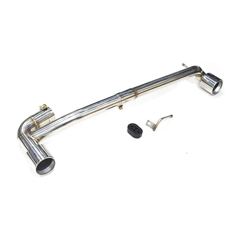 Terminale di Scarico 1 Set per BMW Serie 1 118i 2013-2016 terminale di Scarico Doppio in Acciaio Inossidabile