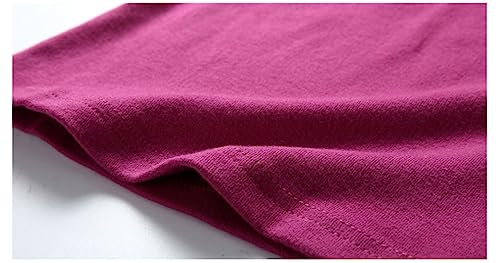 Image of Niyage Toddler Soft Thick Crewneck Tee Tops Girls Comfort Basic Long Sleeve T-Shirt