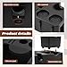 Cramelith Espresso Tamping Station 10-in-1 - Knock Box Organizer for 51-58mm Portafilter (Black)