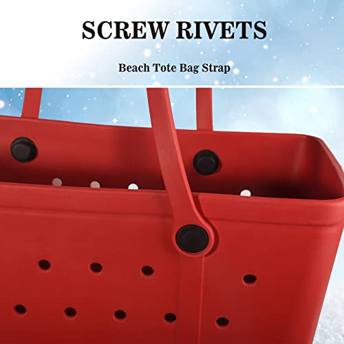 Replacement Rivets For Southsimple Beach Bag Tote Bag Handles Straps Accessories Large Neoprene Standard Oversized Xl Rubber Pool Bag Repair Rivet Buttons Screw Version For Women #TOP1