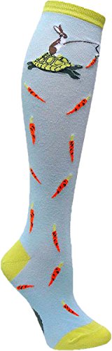 ModSocks Womens Chasing the Carrot Knee Socks