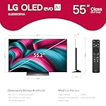 LG 55-Inch Class OLED evo AI 4K C5 Series Smart TV w/Dolby Atmos, Dolby Vision, HDR10, AI Super Upscaling 4K, Filmmaker Mode, Wow Orchestra, Alexa Built-in (OLED55C5PUA, 2025) - Image 2