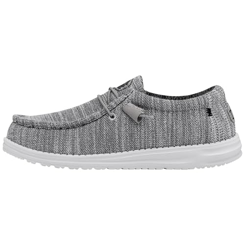 HEYDUDE Wally Stretch Mix - Scarpe Uomo Slip-On - Mocassini, Granite, 40