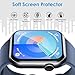 UniqueMe 8 Pack for Apple Watch Series 11/10 Screen Protector 42mm - [Soft TPU Not Glass][Non-Bubbles] iWatch Anti-Scratch Protection HD Clear Cover Soft Film