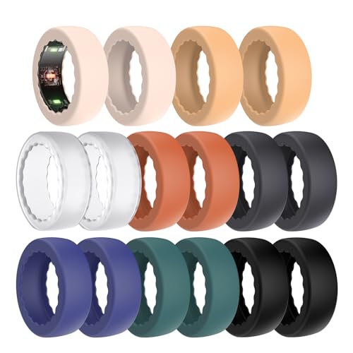 BOTOMALL ^OJo[ 16pbN Oura Ring Gen 4/Gen 3 Horizon/Gen 3 HeritageɑΉ _ȃ\tgVRیveN^[P[X [NAEgWp