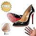 ShoeSkin - Clear Sole Protectors for Christian Louboutin Heels - Compatible with all other brands of High Heels & Men's Shoes - Non Slip Texture