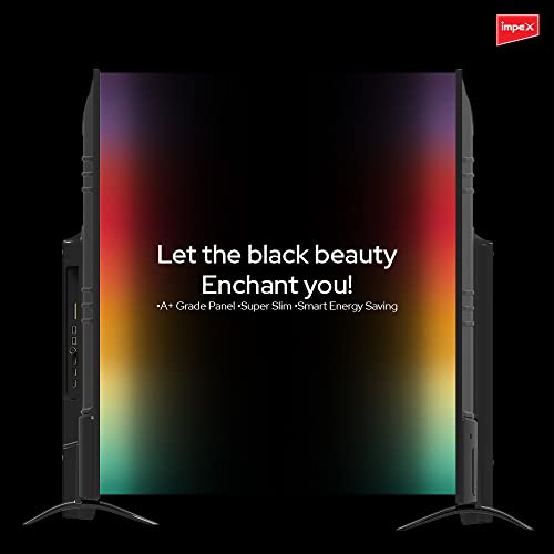 تلفزيون سمارت امبكس 65 بوصة 4K HD LED - تلفزيون سمارت تيتانيوم 65 بوصة UHD مع مكبر صوت