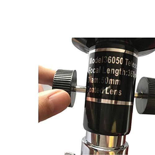 Telescopio refractor 50 mm para principiantes con trípode ajustable miniatura 5