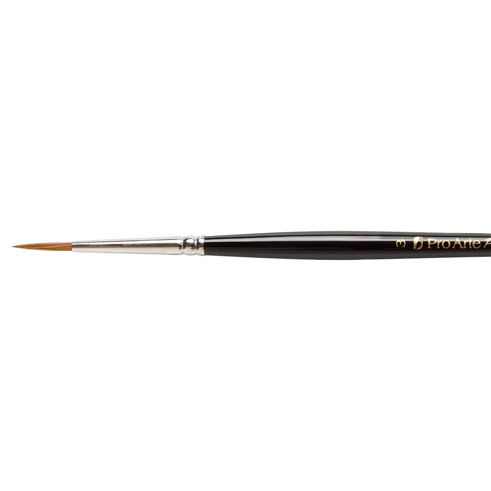 Pro Arte : Prolene Round Synthetic Watercolour Brush Series 101 Size 3