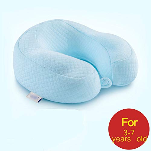 Preisvergleich Produktbild Reisestützkissen der Kinder, Kindergartenbabykissenkindauto-Reise-... HPLL Reisekissen (Farbe : Blau, größe : 21 * 21 * 9cm)