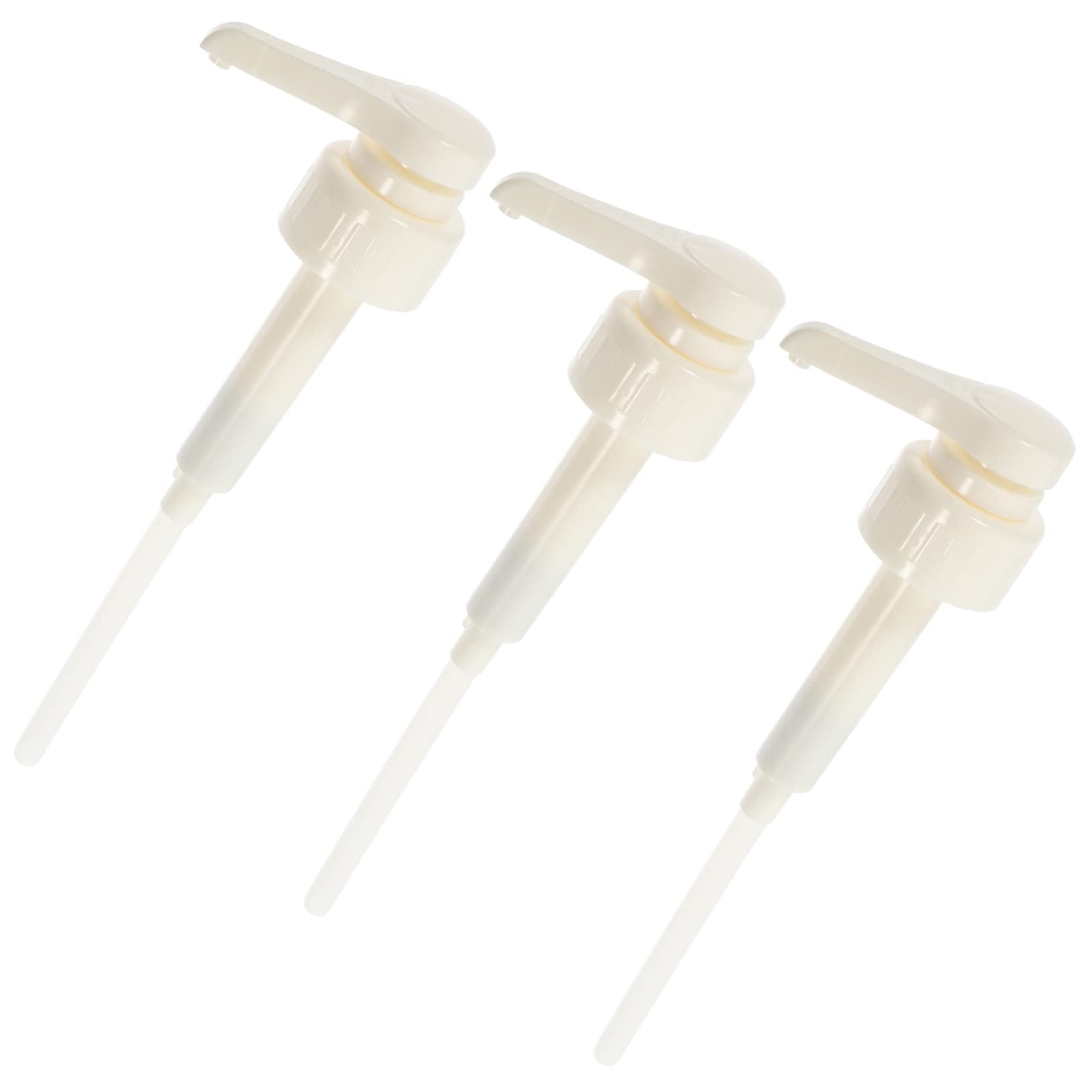VICASKY Plastic Pump Syrup Squeezer 3 Pack Elegant Design Easy to Use for Bottles