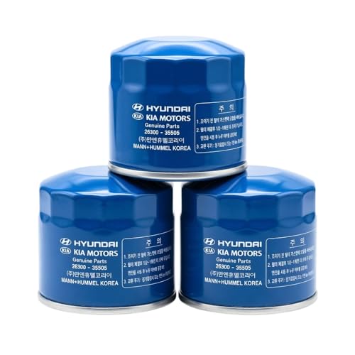 DSS Compatible with Hyundai Genuine OEM Engine Oil Filters for Kia OEM 2630035505 26300-35505 Filter (3)